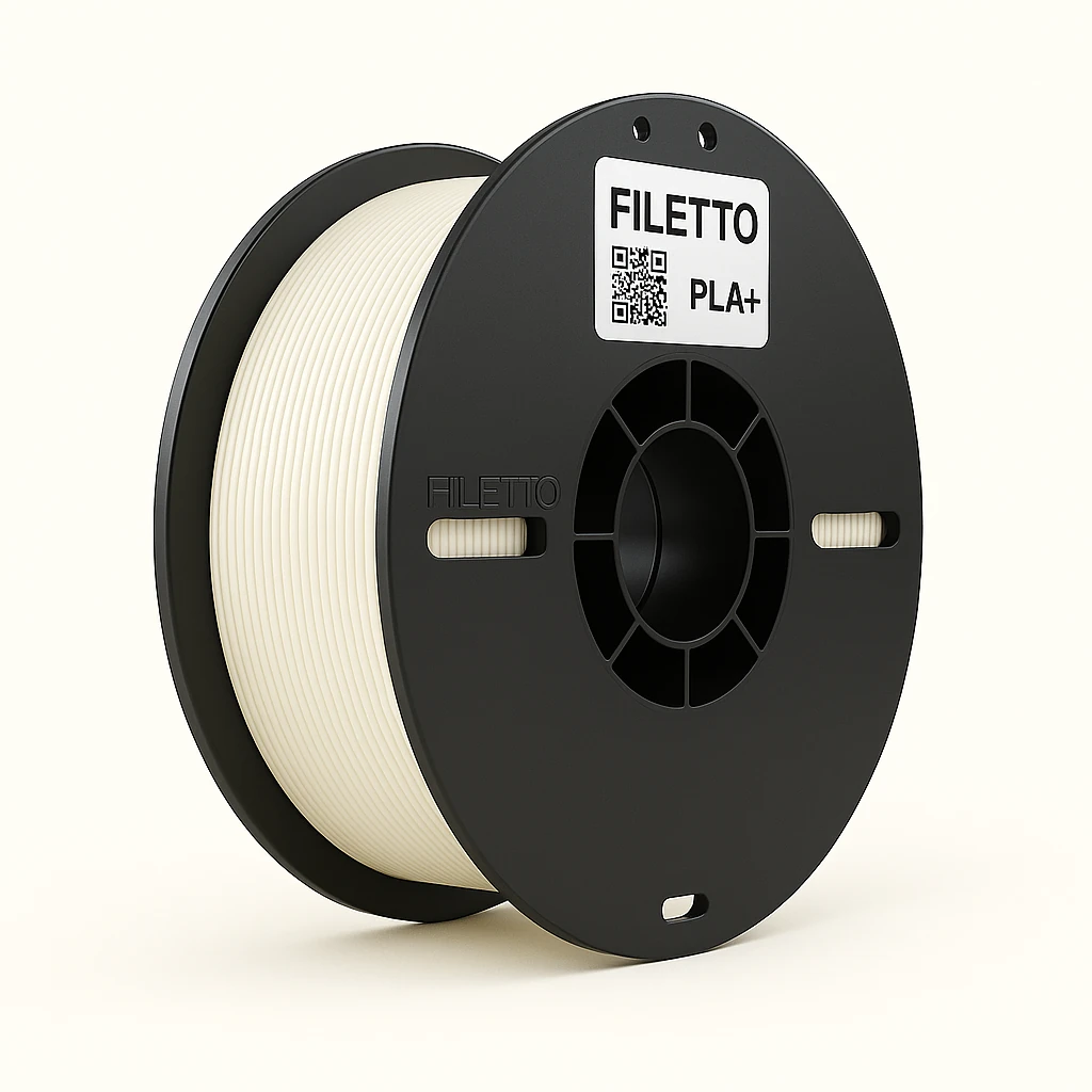 Filetto PLA+ 3D Filament – 1.75mm – 1KG – İnci Beyazı