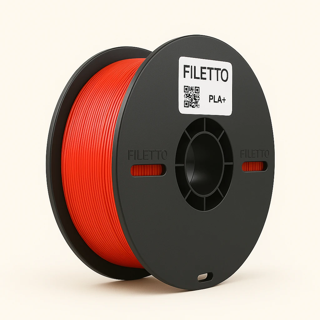 Filetto PLA+ 3D Filament – 1.75mm – 1KG – Kırmızı