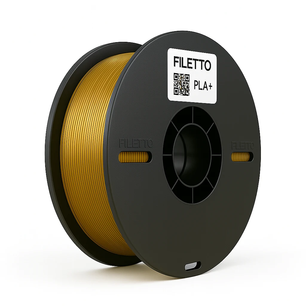 Filetto PLA+ 3D Filament – 1.75mm – 1KG – Bronz