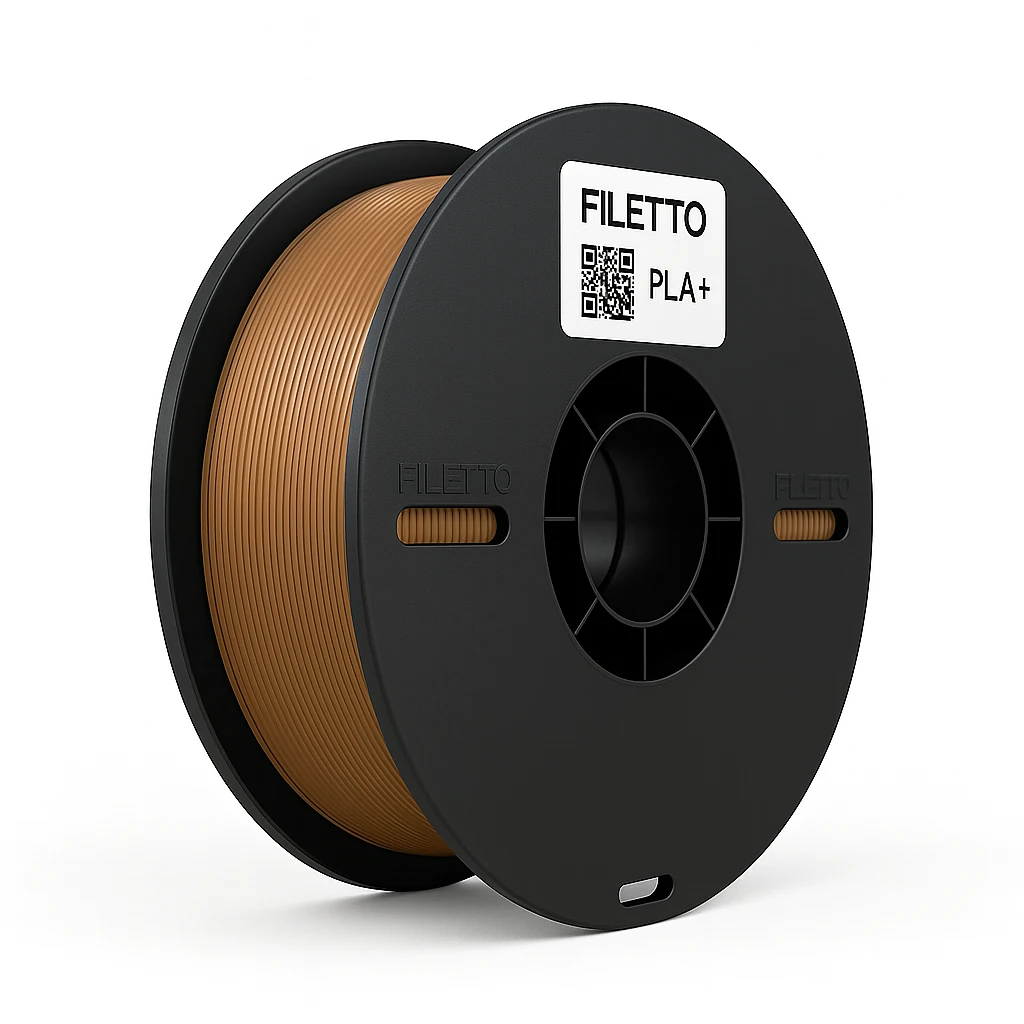 Filetto PLA+ 3D Filament – 1.75mm – 1KG – Sütlü Kahve