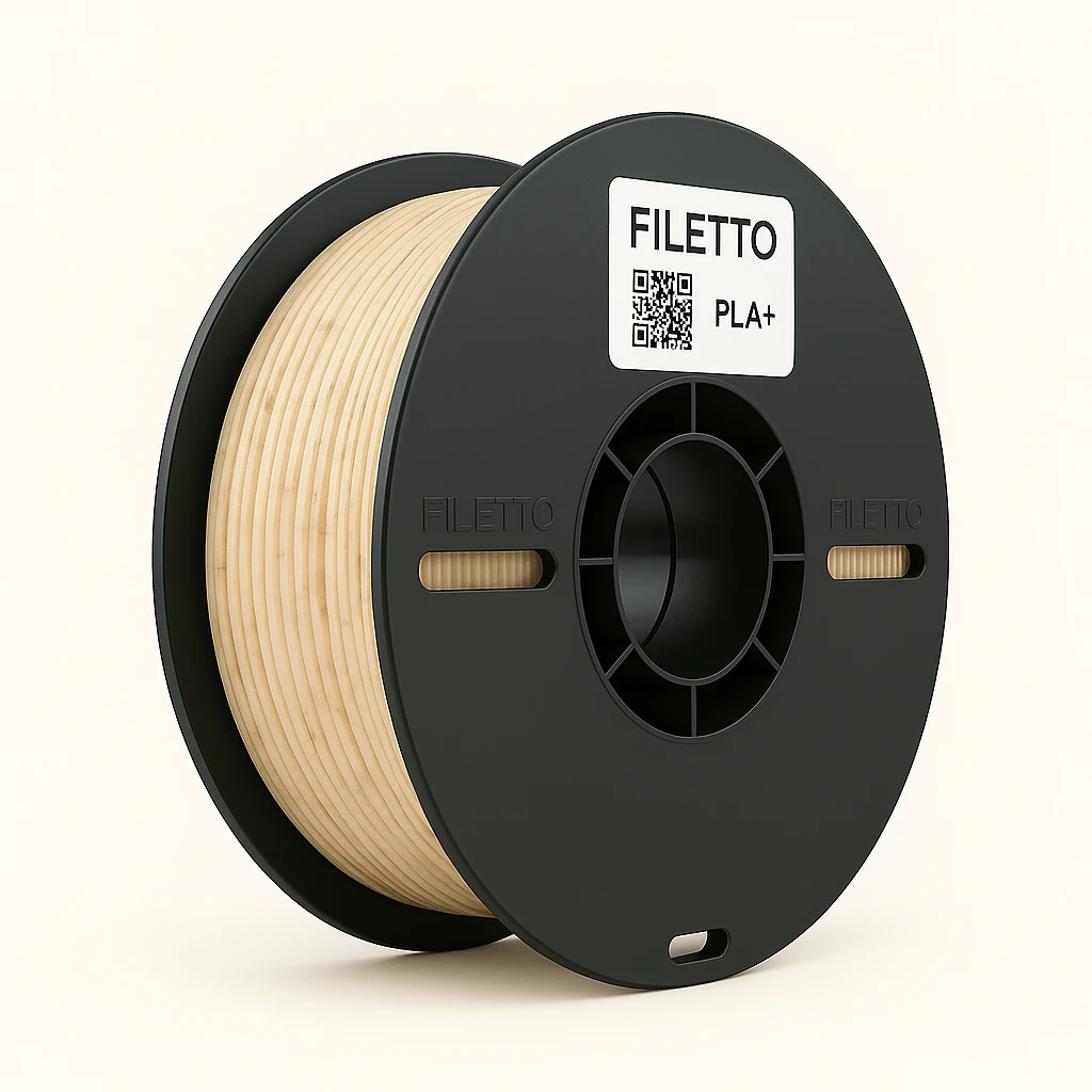 Filetto PLA+ 3D Filament – 1.75mm – 1KG – Mermer Desenli Bej