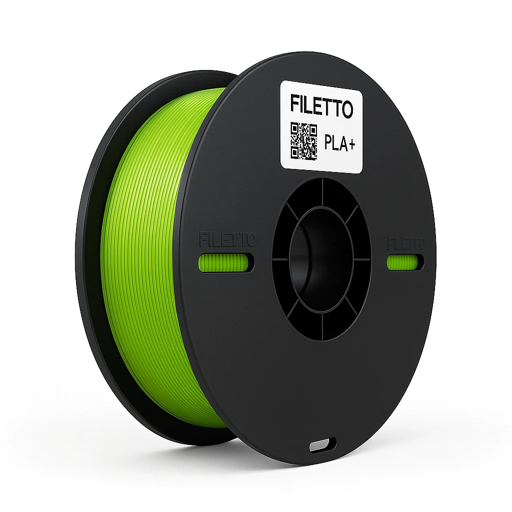 Filetto PLA+ 3D Filament – 1.75mm – 1KG – Açık Yeşil