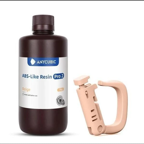 Anycubic ABS Like Resin Pro 2 UV Reçine 1 KG (YENİ SERİ) Bej